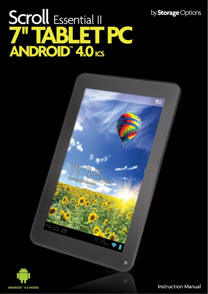 Página 1 del manual Manual de usuario Storage Options Scroll Essential II
