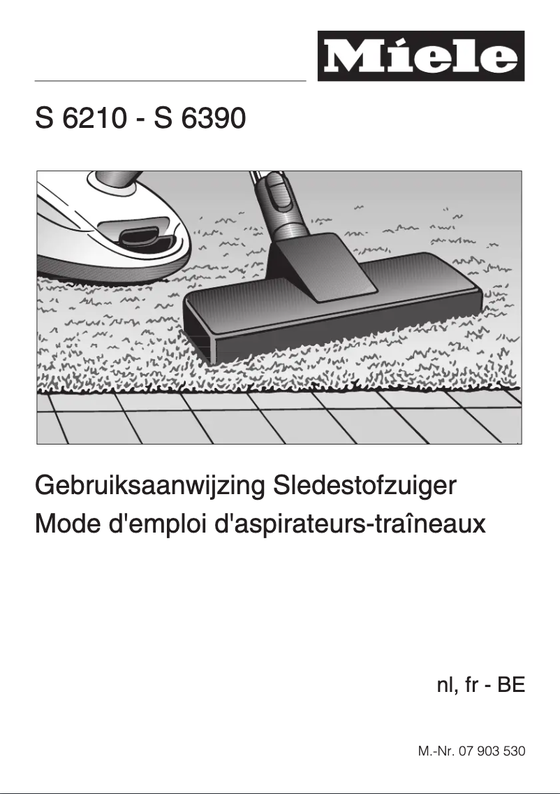 Page 1 de la notice Manuel utilisateur Miele S 6390 Silence