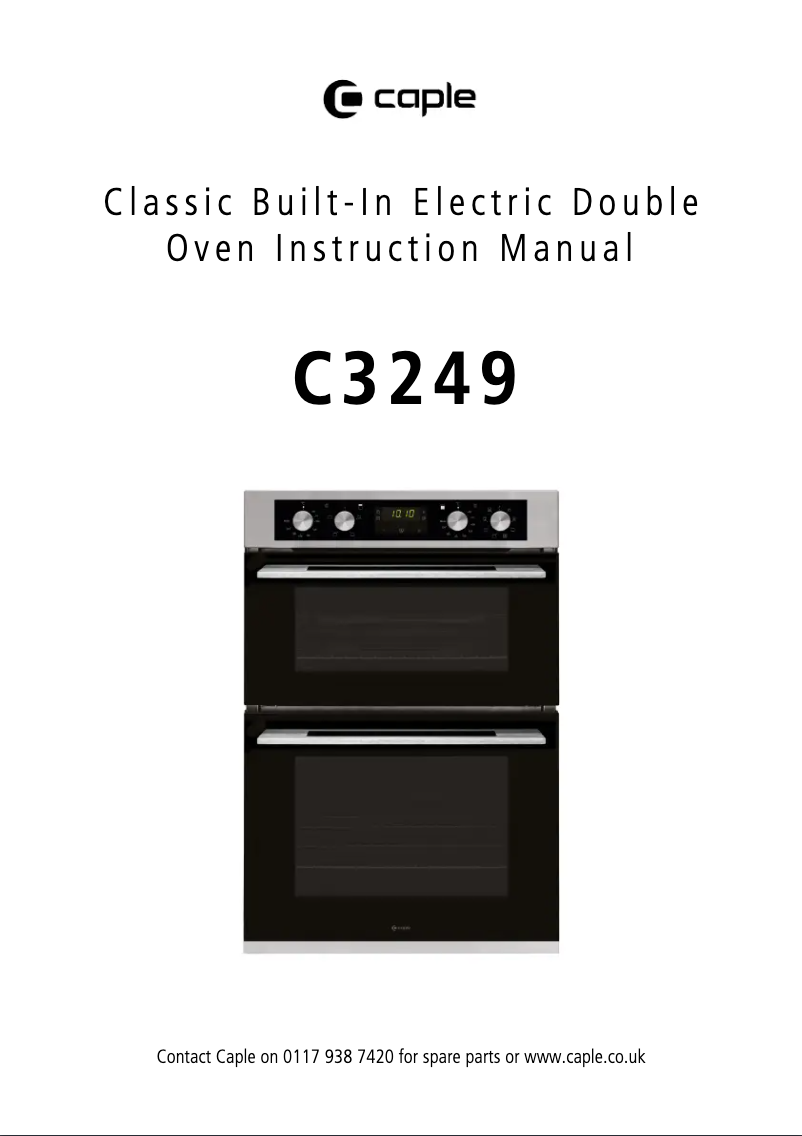 Image de la première page du manuel de l'appareil C3249