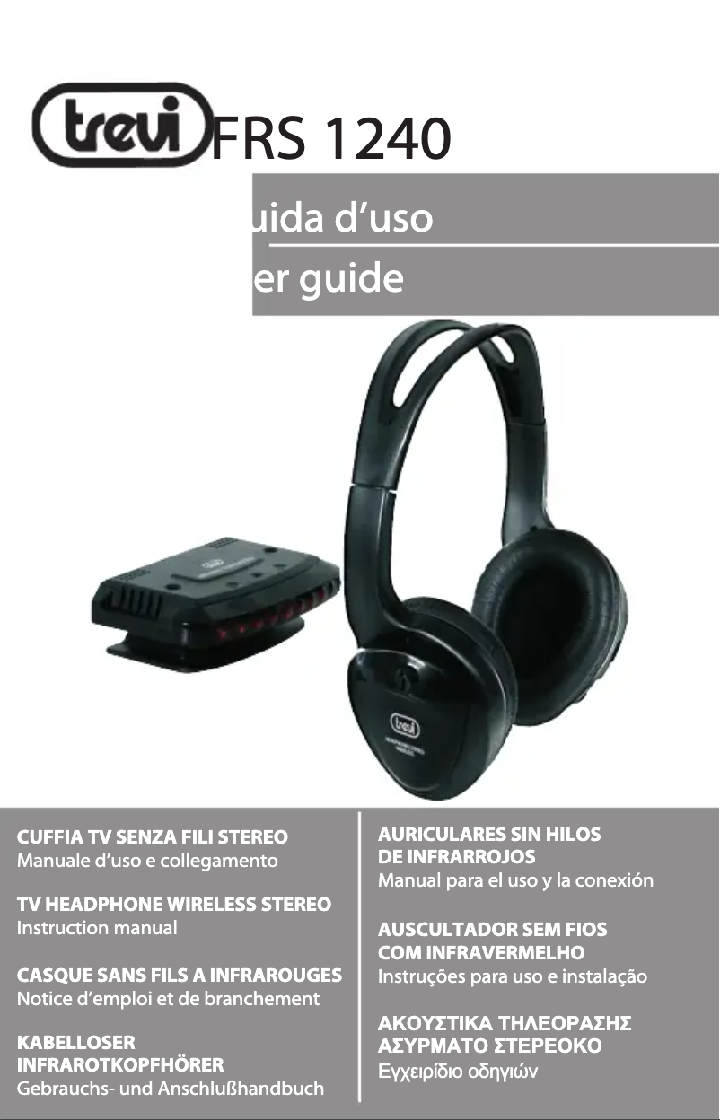 Page n°1 - Manuel utilisateur Trevi FRS 1240