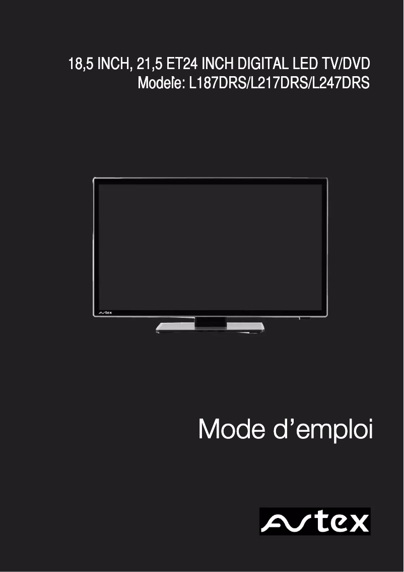 Image de la première page du manuel de l'appareil L247DRS