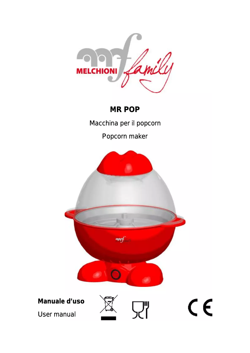 Image de la première page du manuel de l'appareil Mr. Pop