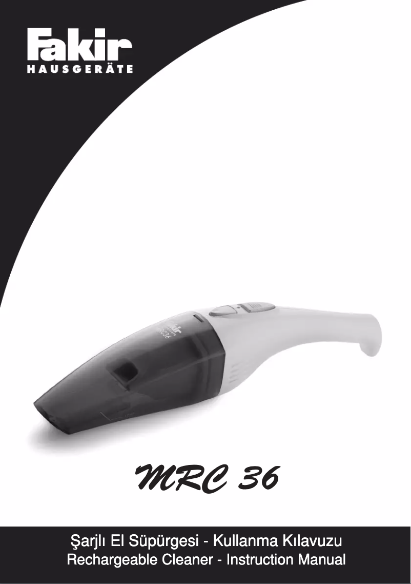 Página 1 del manual Manual de usuario Fakir MRC 36