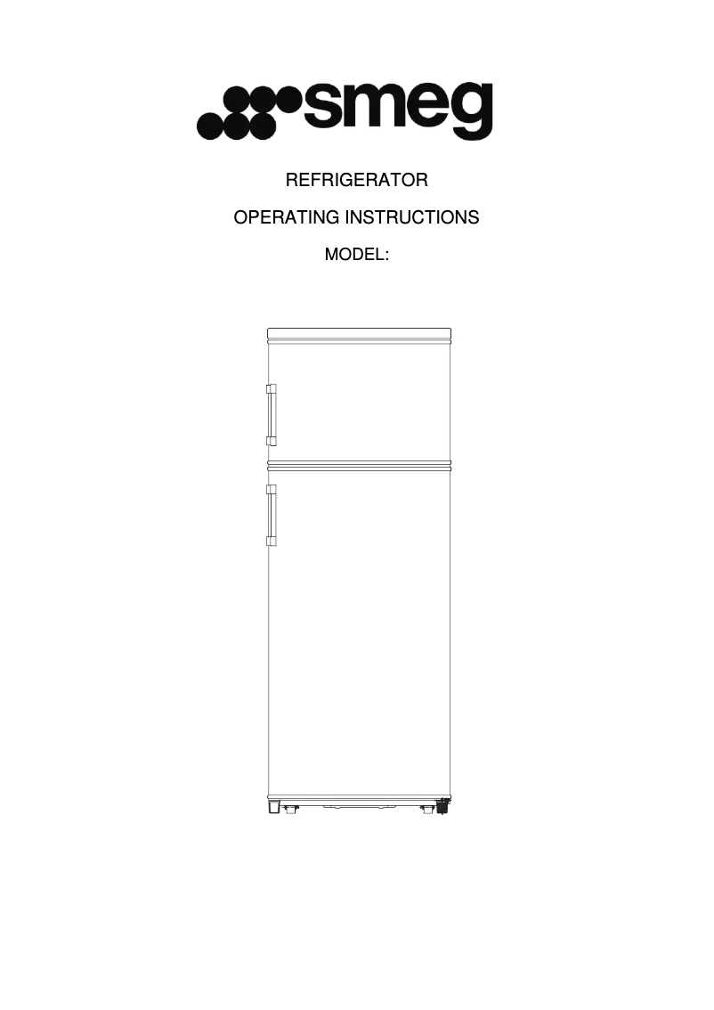 Page n°1 - Manuel utilisateur Smeg FD240AP