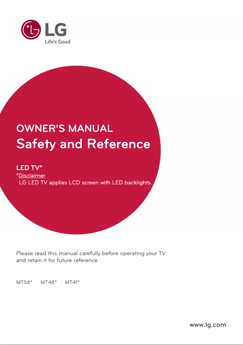 Page n°1 - Manuel utilisateur LG 24MT48VW-WZ