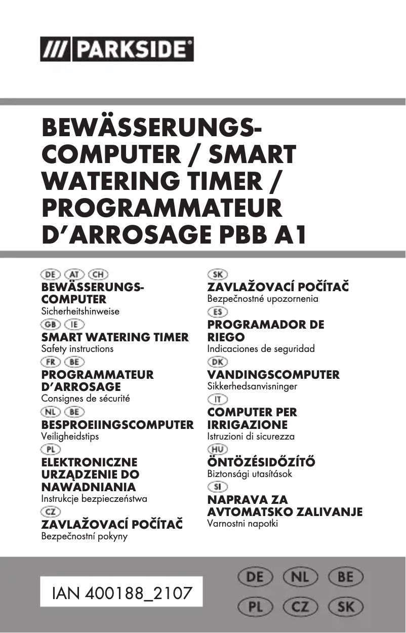 Image de la première page du manuel de l'appareil HG09123