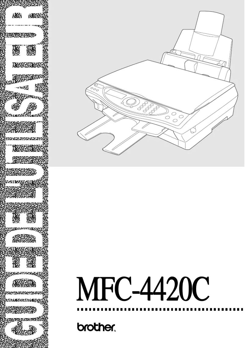 Image de la première page du manuel de l'appareil MFC-4420C
