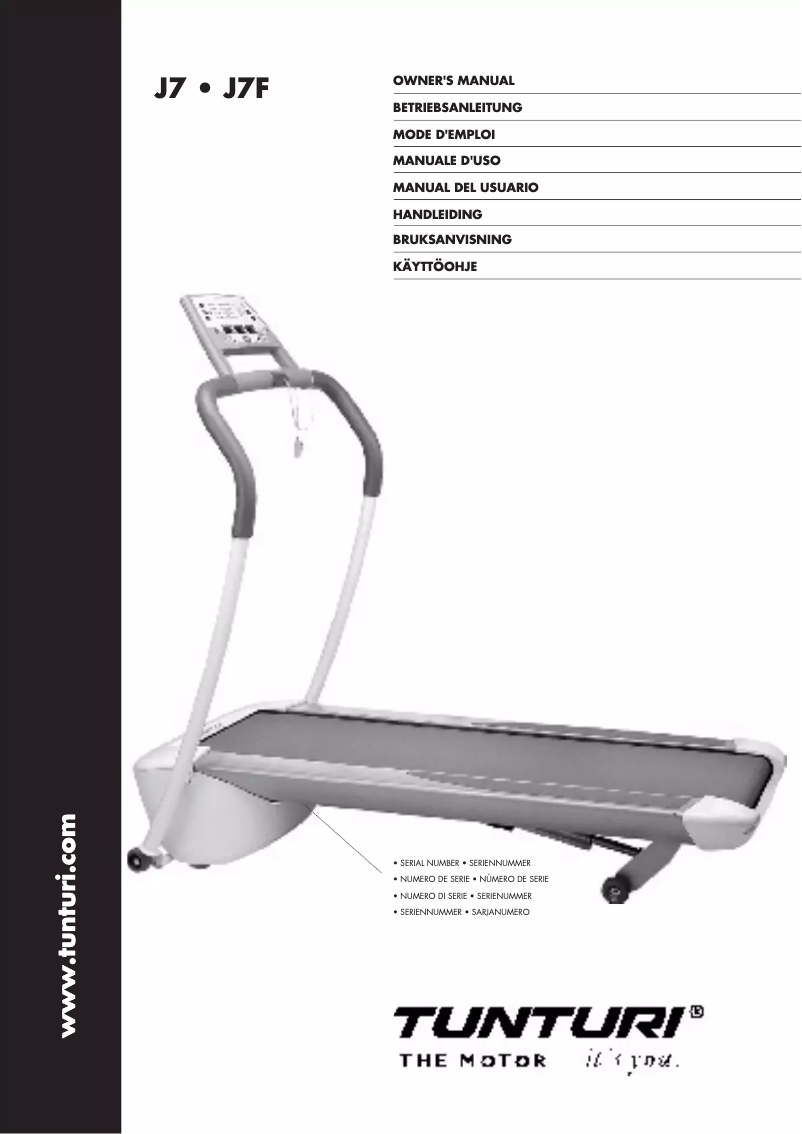 Image de la première page du manuel de l'appareil J7F