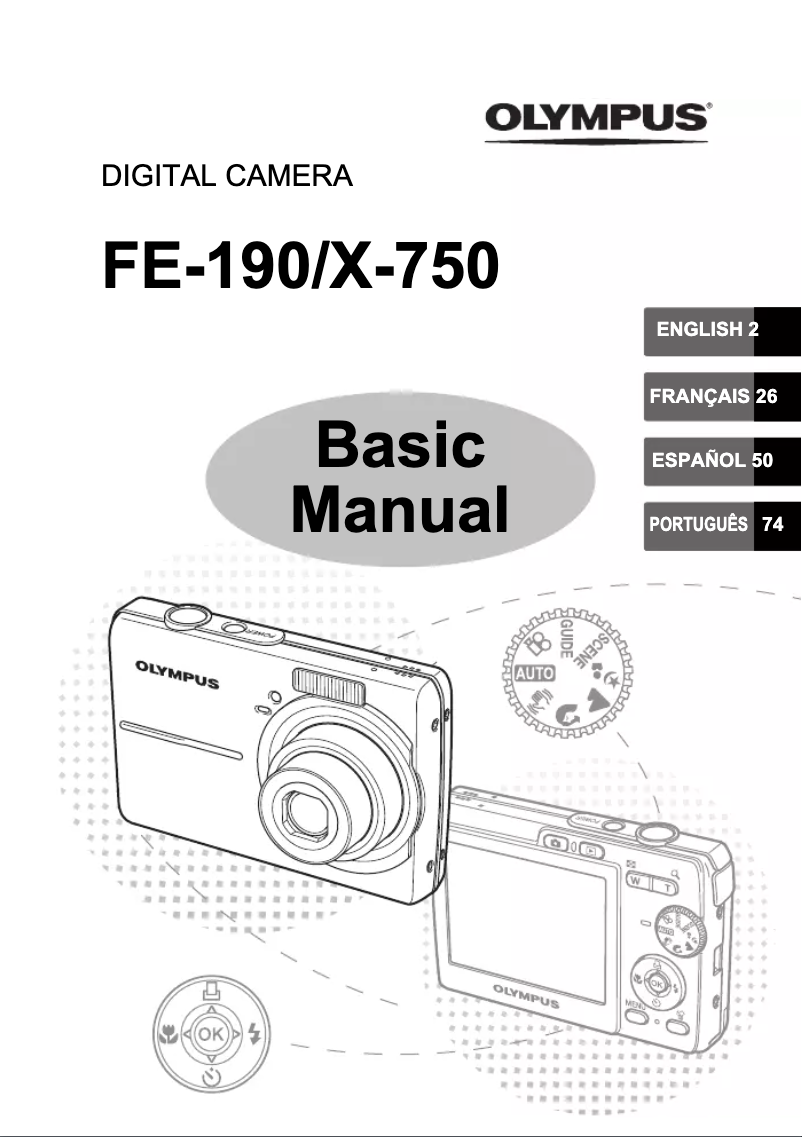 Imagen de la primera página del manual del dispositivo X-750