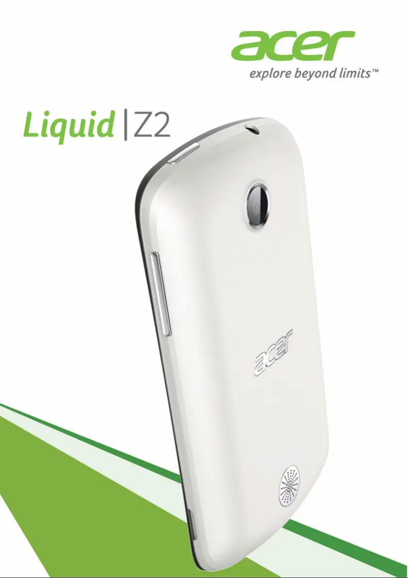 Page 1 de la notice Manuel utilisateur Acer Liquid Z2