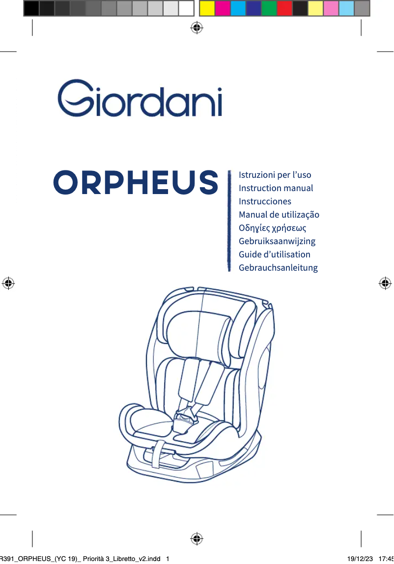 Image de la première page du manuel de l'appareil Orpheus