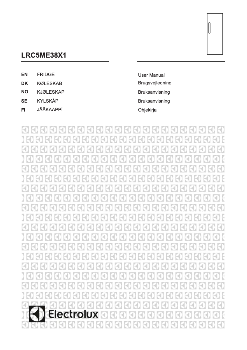 Image de la première page du manuel de l'appareil LRC5ME38X1