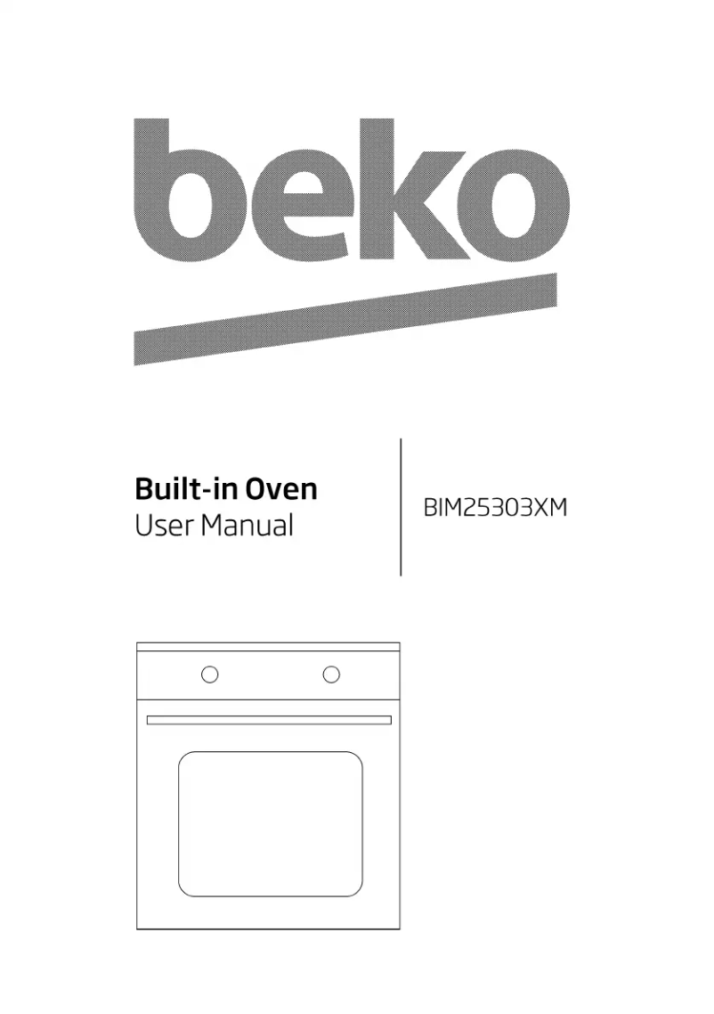 Page 1 de la notice Manuel utilisateur Beko BIM25303XM