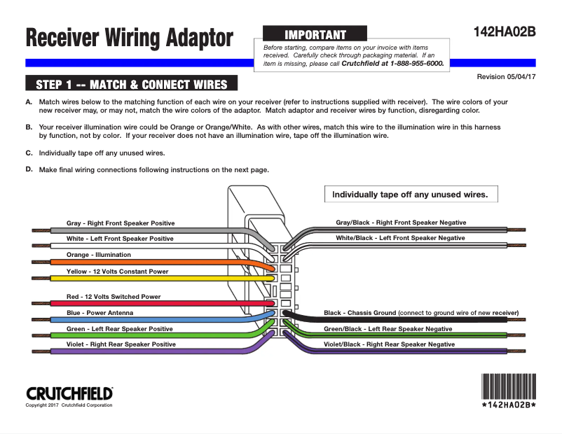 Page 1 of the manual User Manual Scosche HA02B