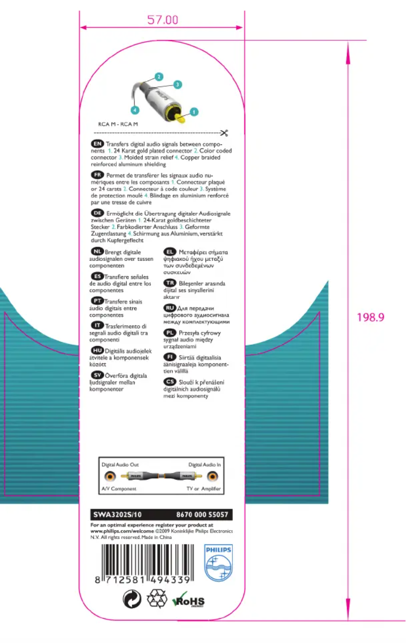 Image de la première page du manuel de l'appareil SWA3202S