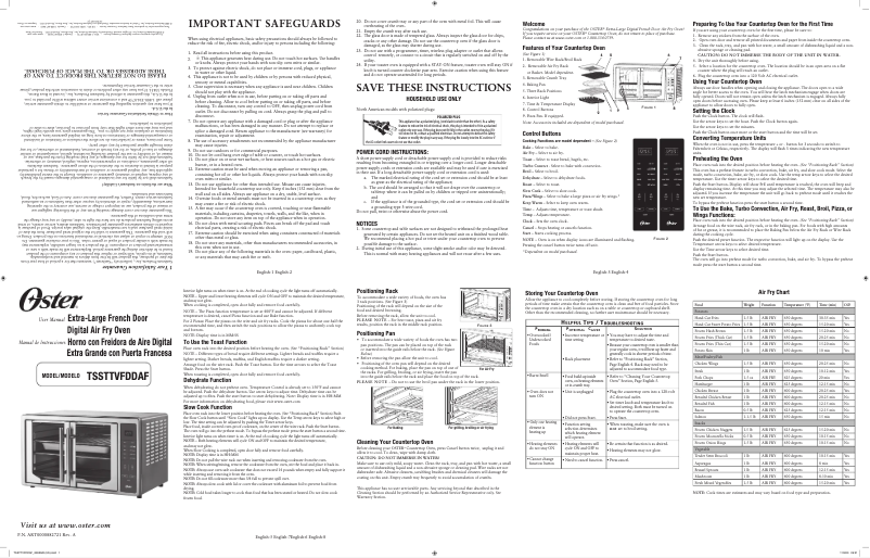 Imagen de la primera página del manual del dispositivo TSSTTVFDDAF-026