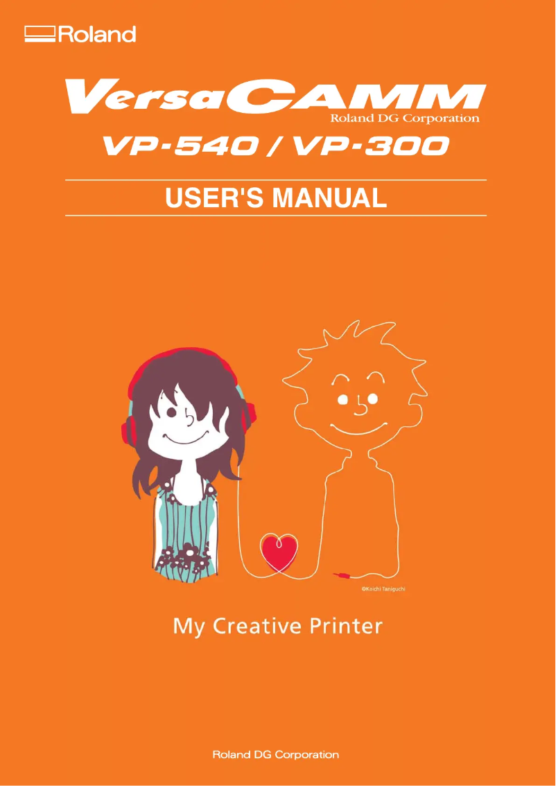 Page 1 de la notice Manuel utilisateur Roland VP-300