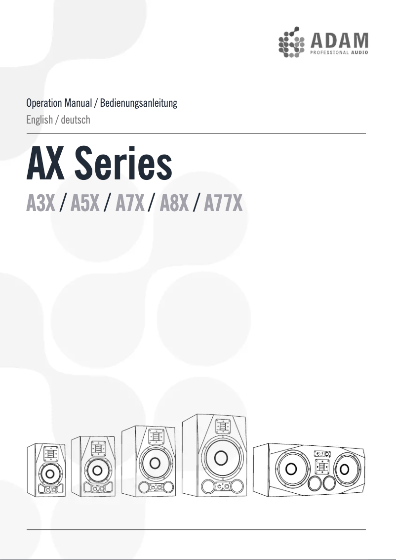 Image de la première page du manuel de l'appareil A8X