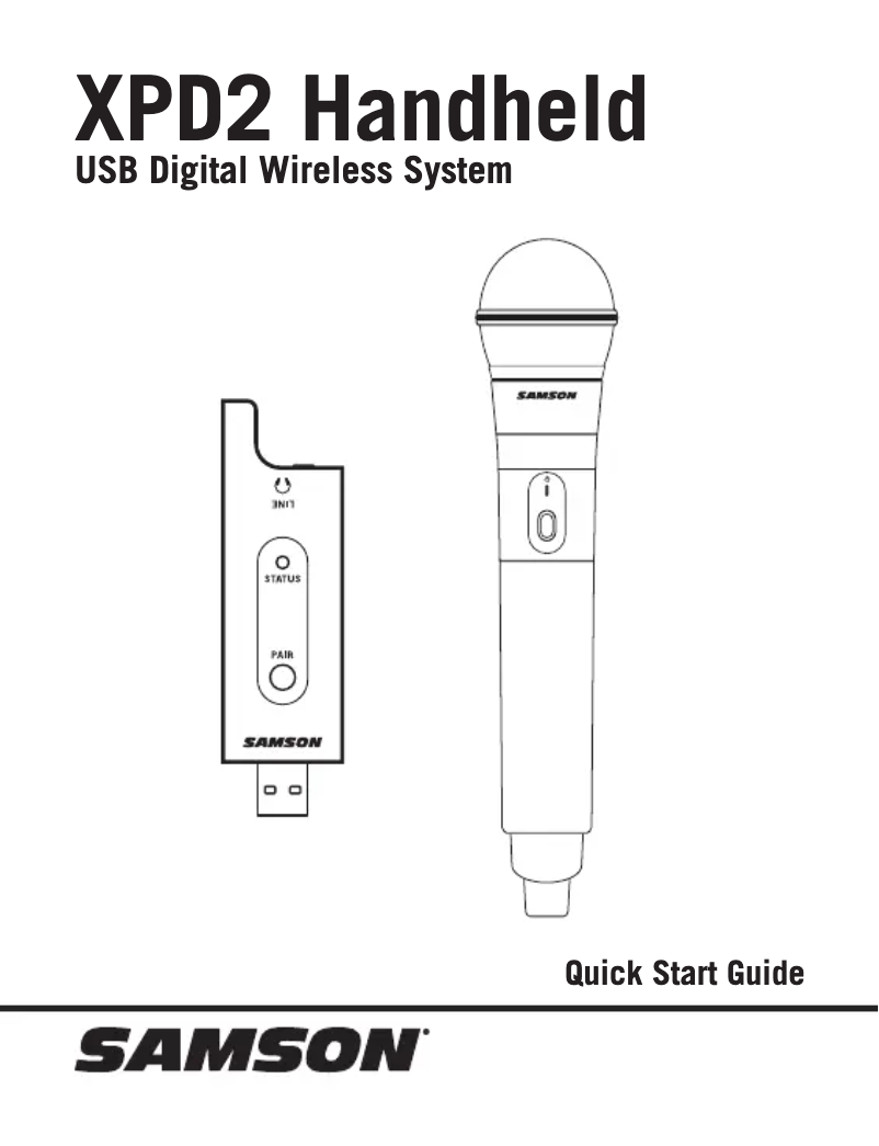 Page 1 de la notice Manuel utilisateur Samson HXD1