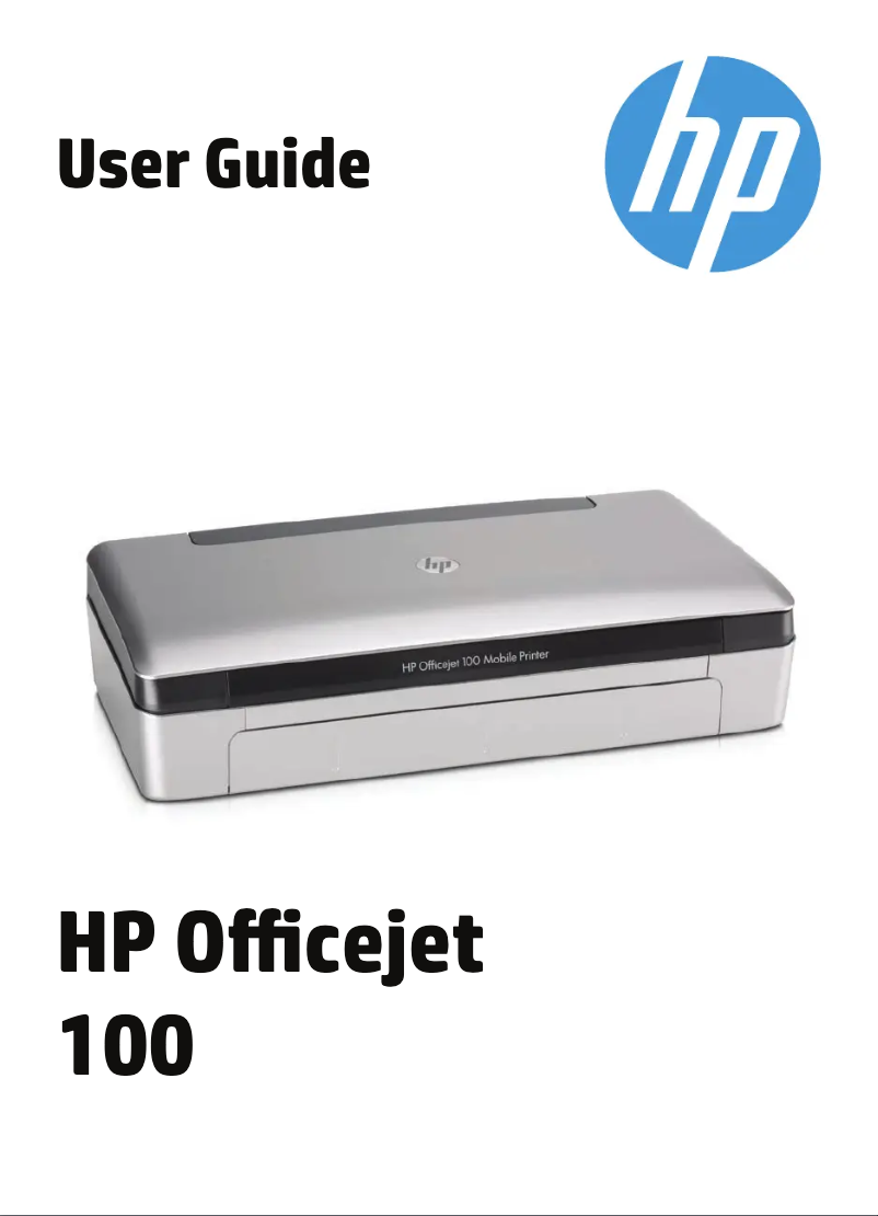 Page n°1 - Manuel utilisateur HP Officejet 100 Mobile Printer