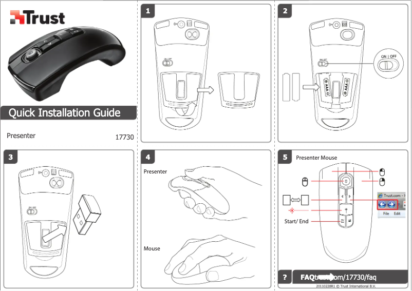 Page n°1 - Manuel utilisateur Trust Convo