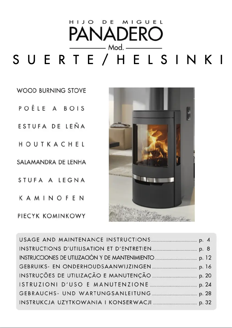 Page n°1 - Manuel utilisateur Panadero Suerte