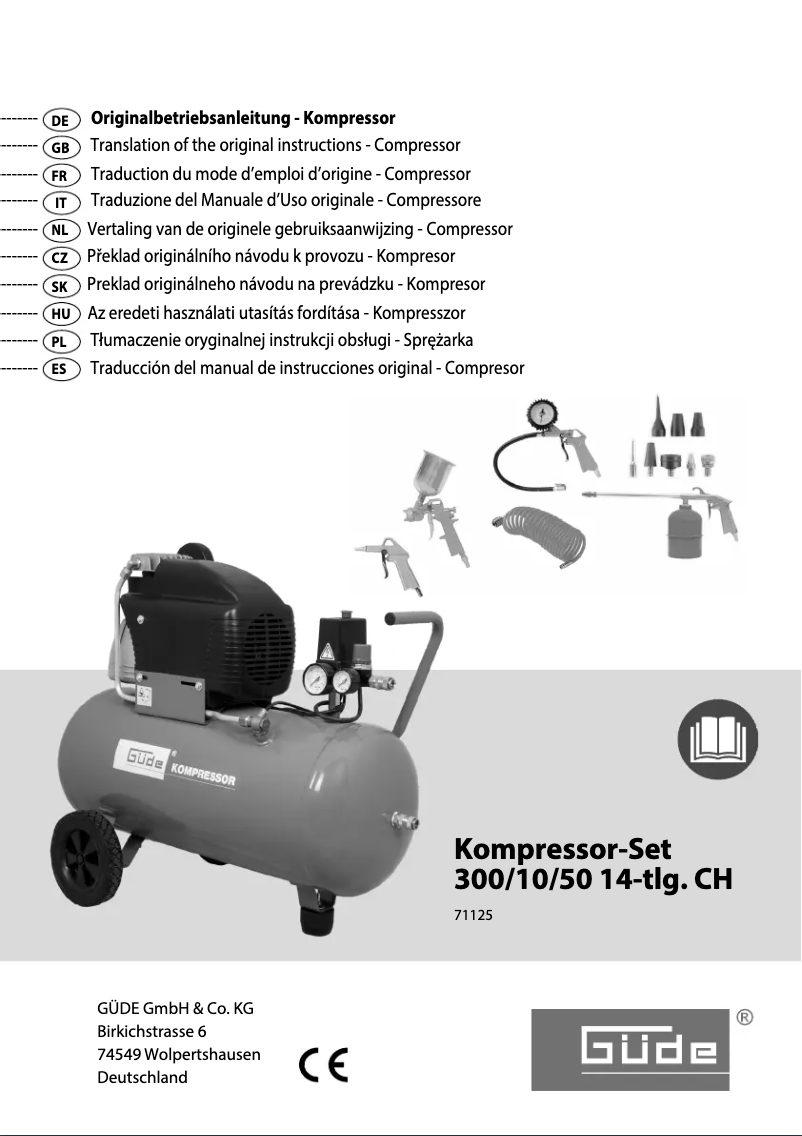 Image de la première page du manuel de l'appareil 300/10/50