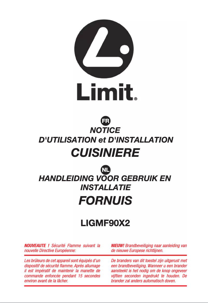 Página 1 del manual Manual de usuario Limit LIGMF90X2
