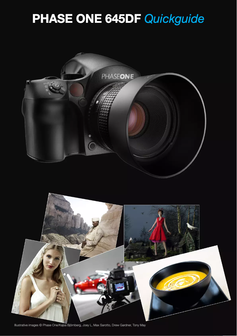 Image de la première page du manuel de l'appareil 645 DF+