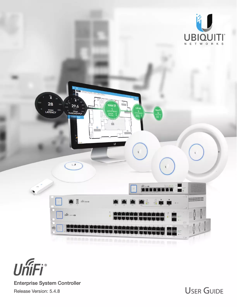 Page 1 de la notice Manuel utilisateur Ubiquiti Networks Unifi USG-PRO-4