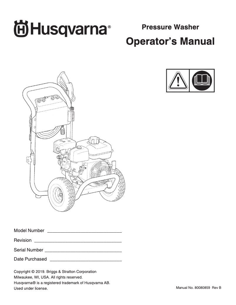 Page 1 de la notice Manuel utilisateur Husqvarna HH32