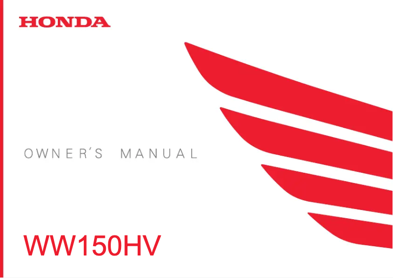 Imagen de la primera página del manual del dispositivo PCX Hybrid WW150HV (2018)