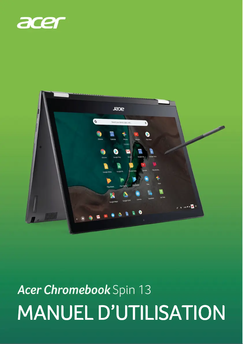 Page n°1 - Manuel utilisateur Acer Chromebook Spin 13