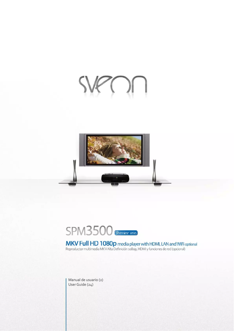 Page 1 de la notice Manuel utilisateur Sveon SPM3500