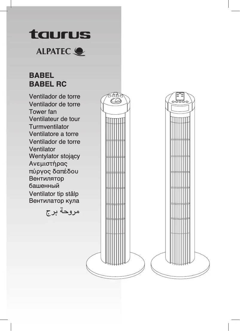 Page 1 de la notice Manuel utilisateur Taurus Babel RC