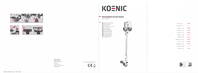 Página 1 del manual Manual de usuario Koenic KVR 4120