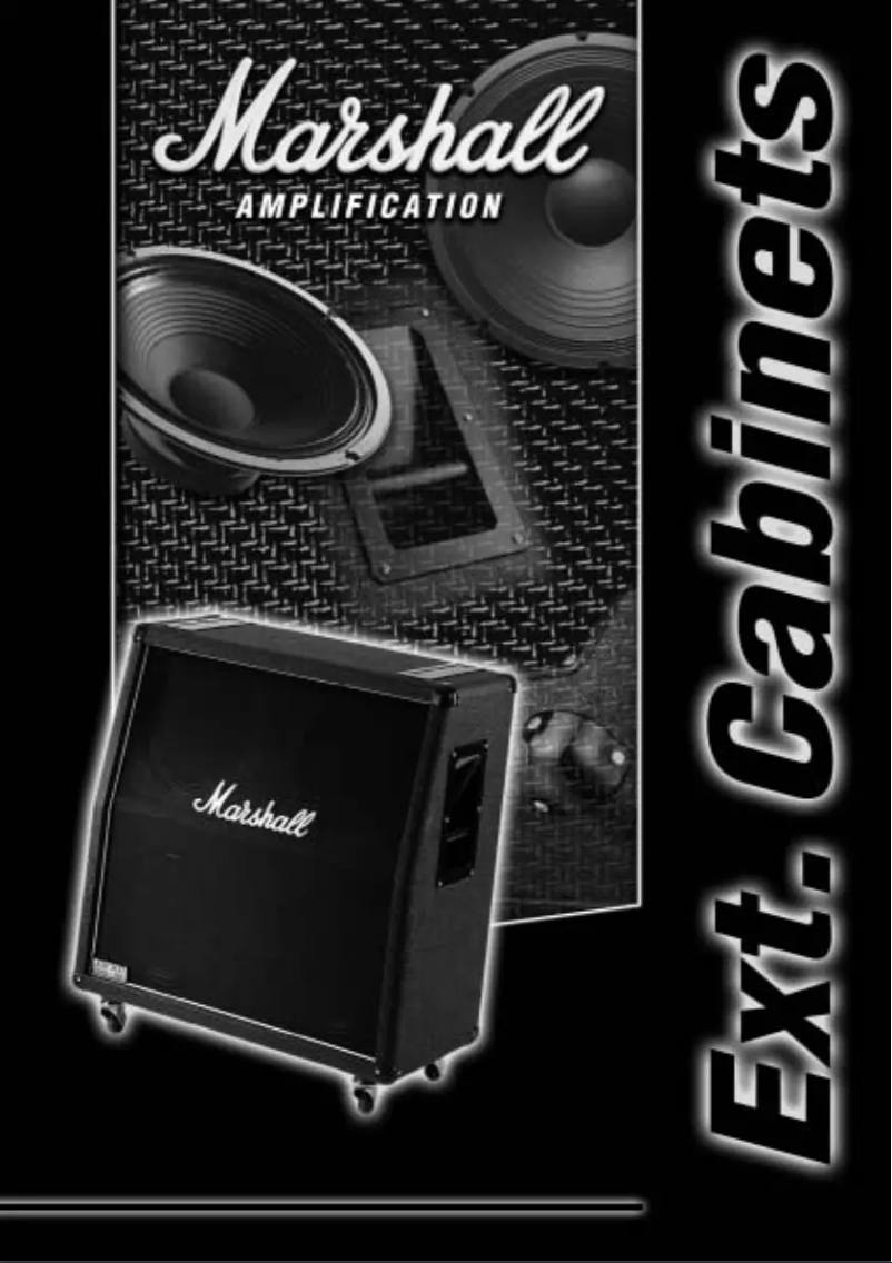 Page 1 de la notice Manuel utilisateur Marshall MR1960AV