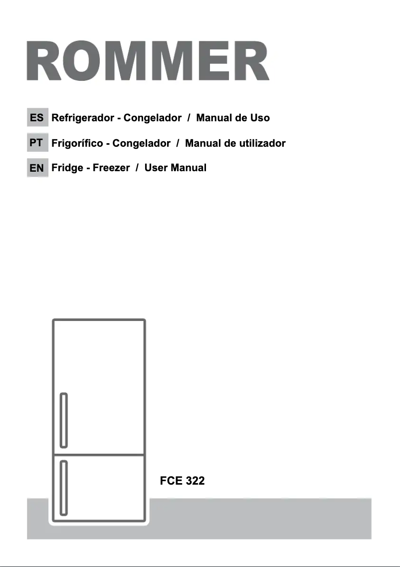 Page n°1 - Manuel utilisateur Rommer FCE 322