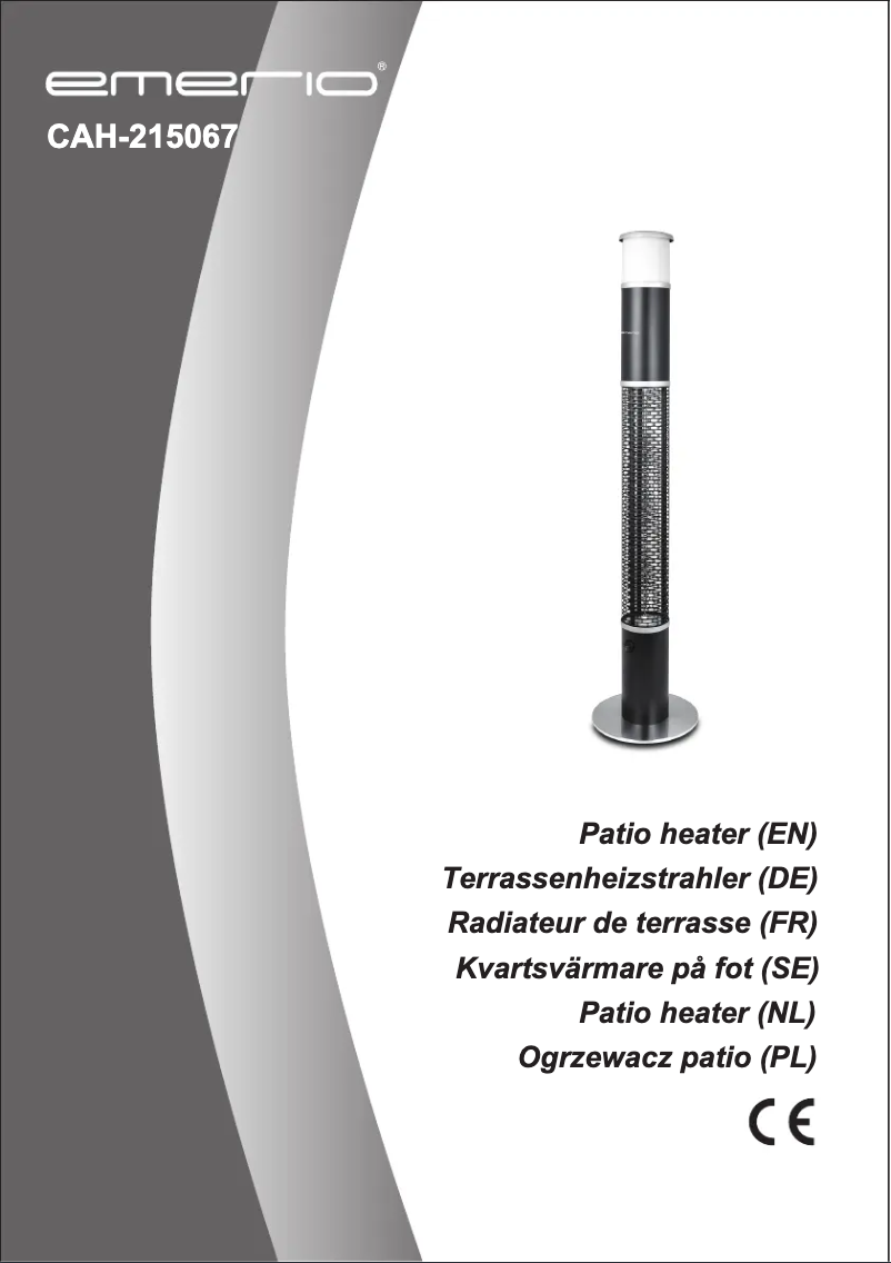 Image de la première page du manuel de l'appareil CAH-215067
