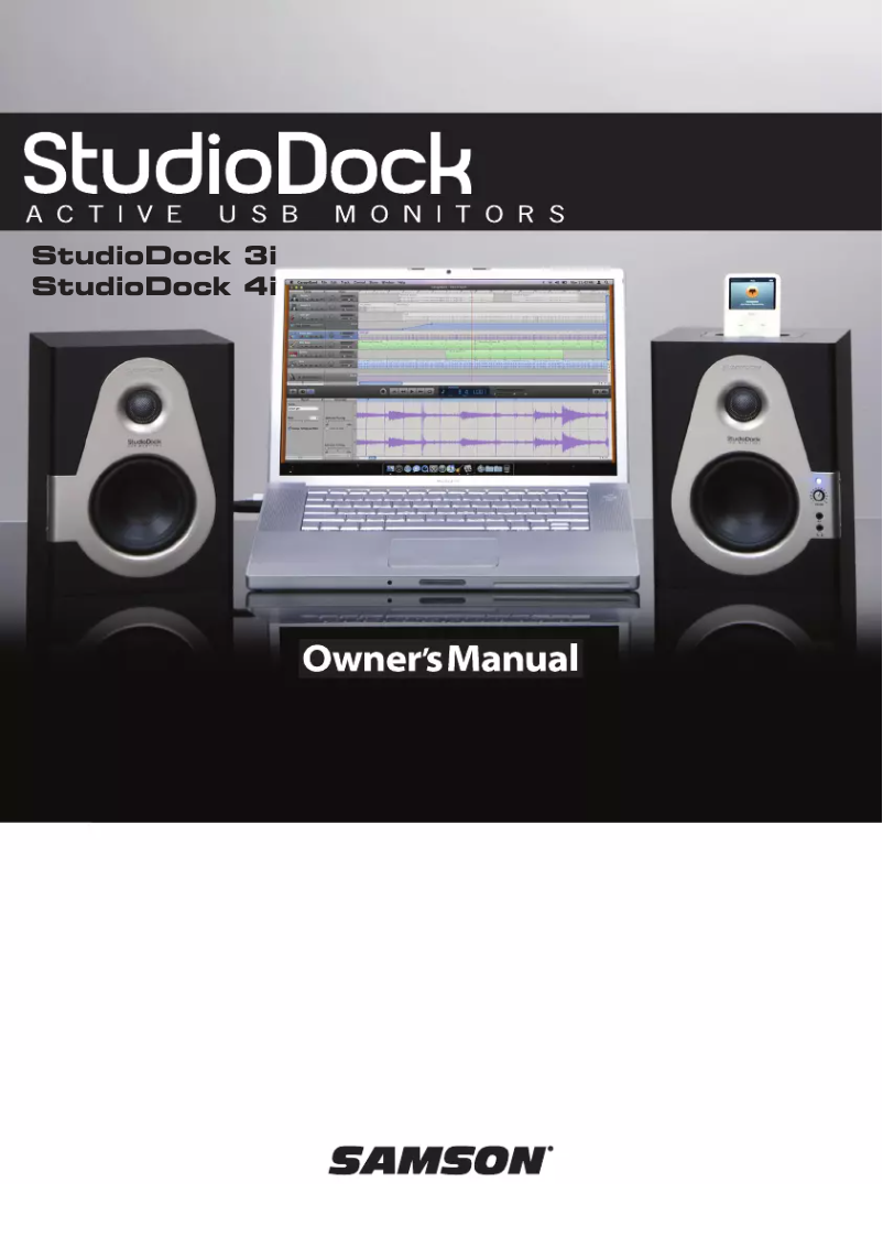 Page n°1 - Manuel utilisateur Samson StudioDock 3i