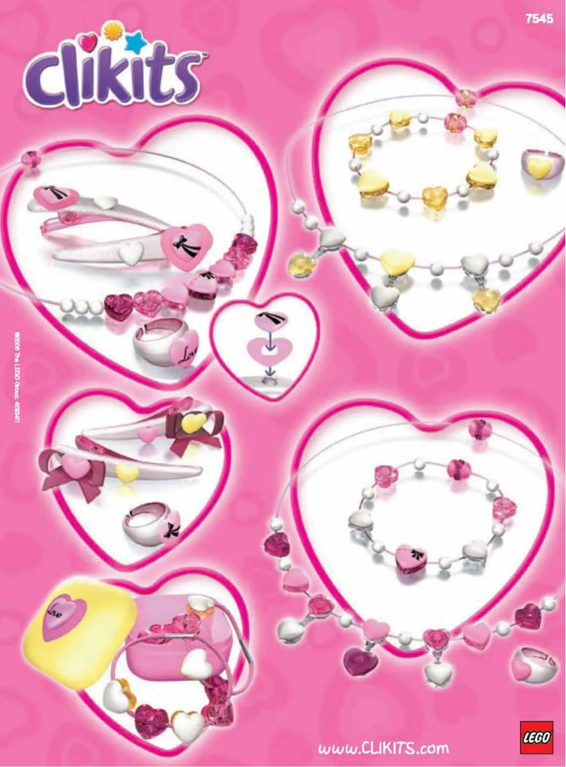Image de la première page du manuel de l'appareil Pink & Pearls Jewels 'n' More
