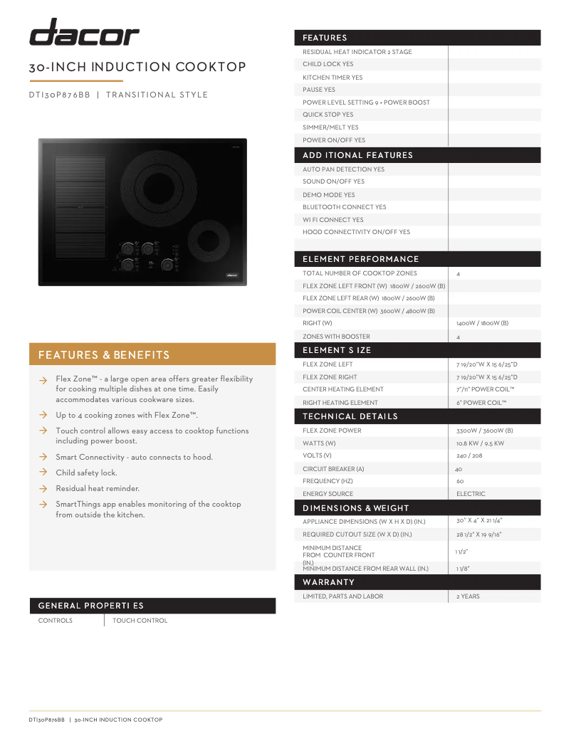 Image de la première page du manuel de l'appareil DTI30P876BB