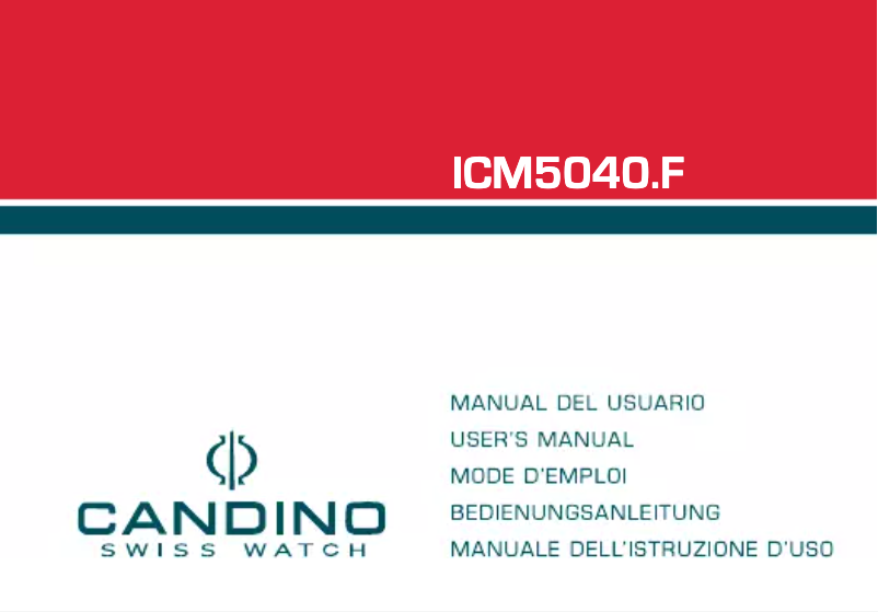 Page n°1 - Manuel utilisateur Candino C4477