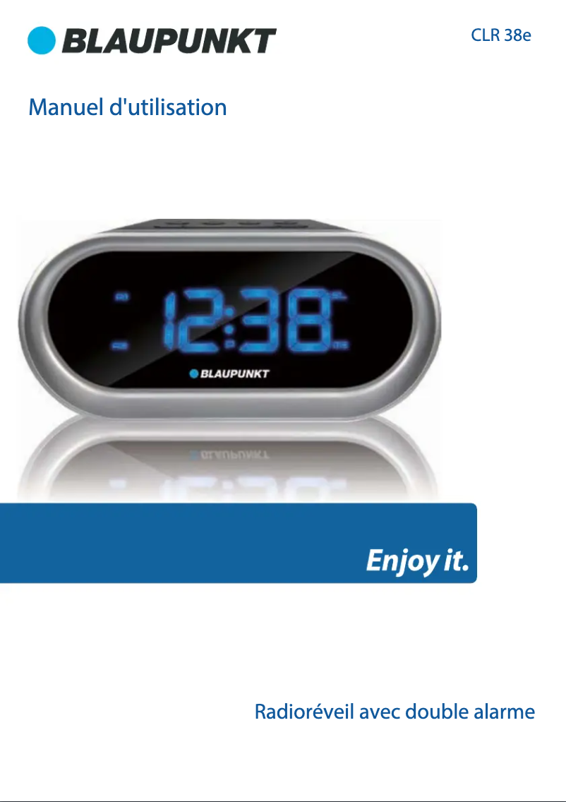 Page 1 de la notice Manuel utilisateur Blaupunkt CLR 38e