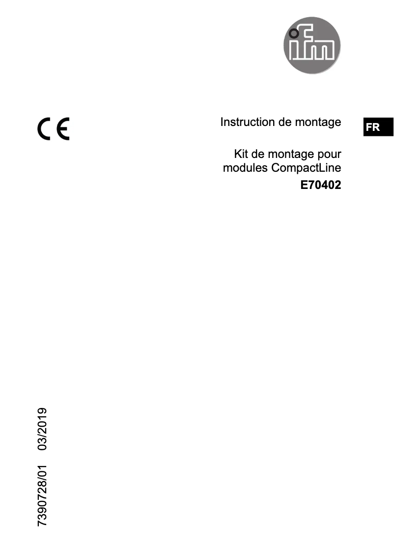 Page 1 de la notice Manuel utilisateur IFM AC2462