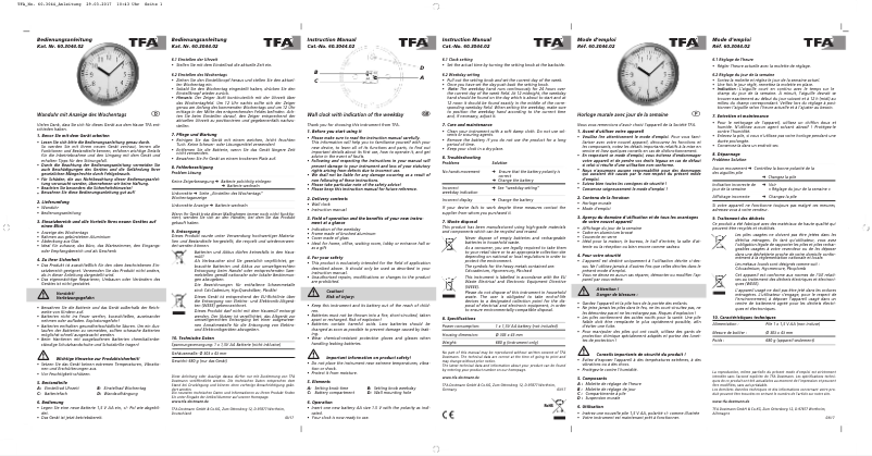 Image de la première page du manuel de l'appareil 60.3044.02