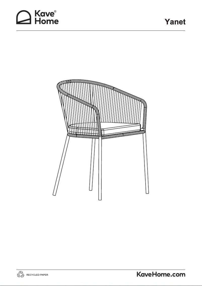 Imagen de la primera página del manual del dispositivo Yanet