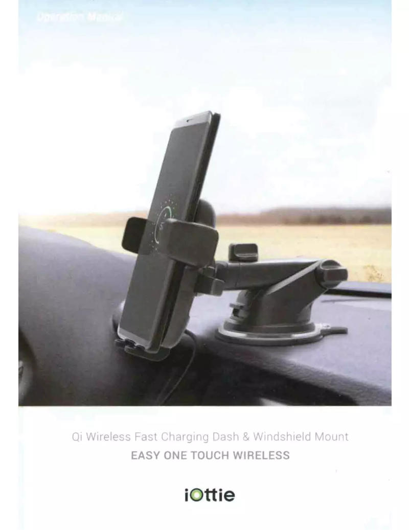 Page 1 de la notice Manuel utilisateur iOttie Easy One Touch Wireless