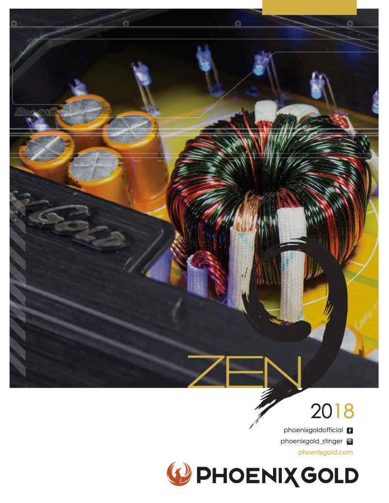 Page n°1 - Manuel utilisateur Phoenix Gold ZEN9