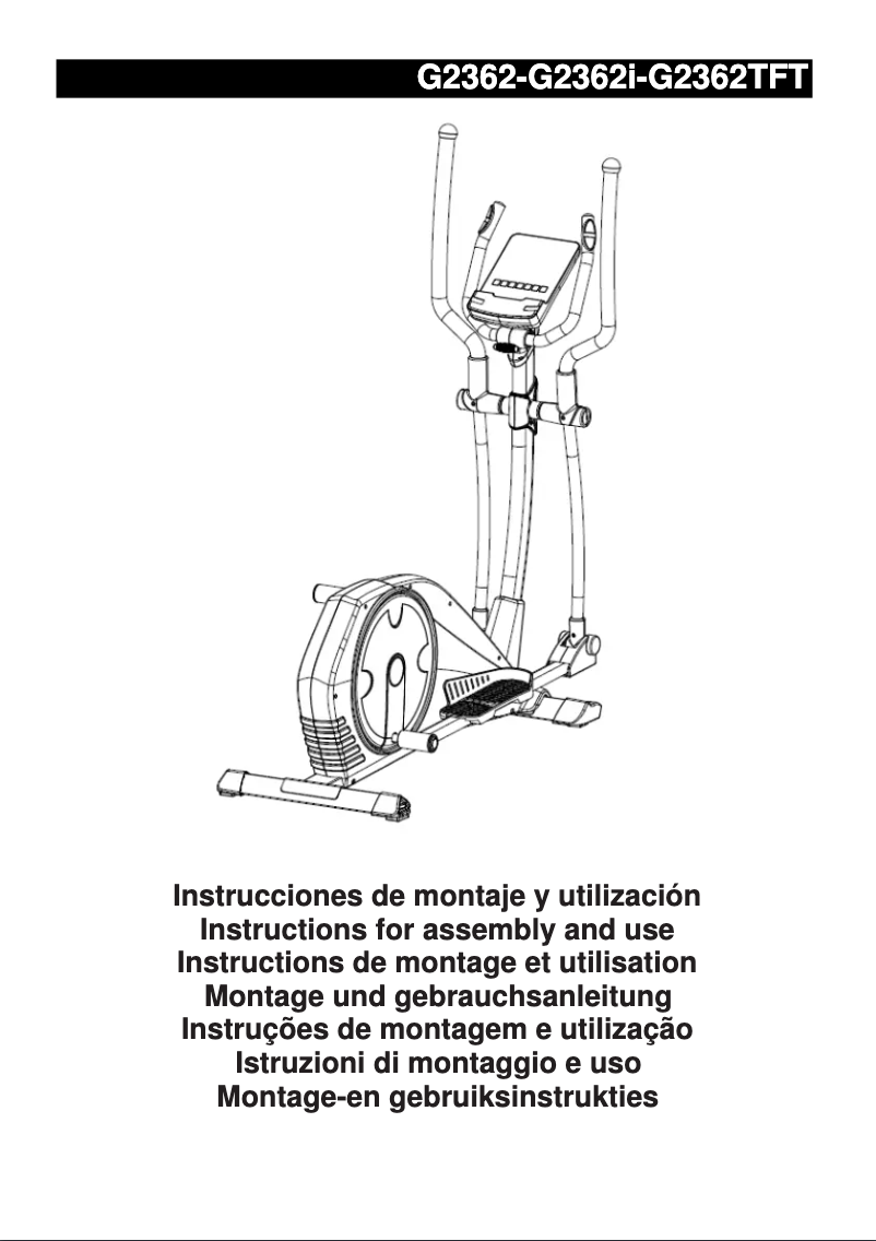 Page 1 de la notice Manuel utilisateur BH Fitness Azzure TFT G2362TFT